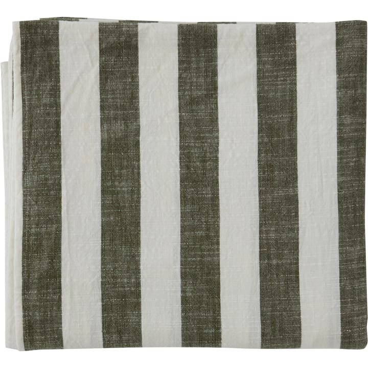 Striped pöytäliina 140 x 200 cm - Olive - OYOY