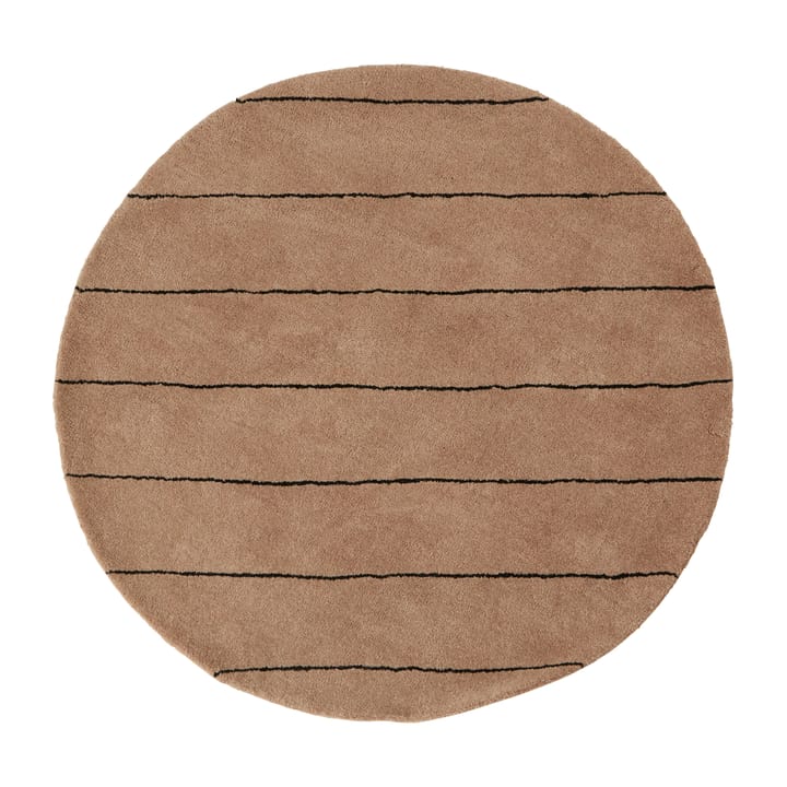 Striped pyöreä matto Ø120 cm - Choko - OYOY