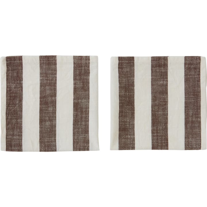 Striped servetti 45 x 45 cm 2-pakkaus - Choko - OYOY