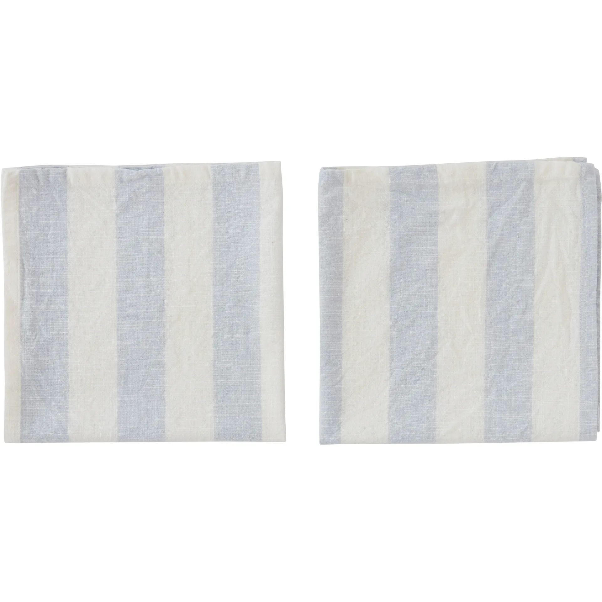 Striped servetti 45 x 45 cm 2-pakkaus, Ice Blue OYOY