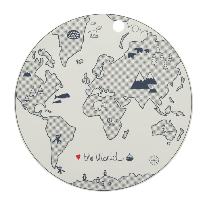 The world pöytätabletti, beige-harmaa OYOY