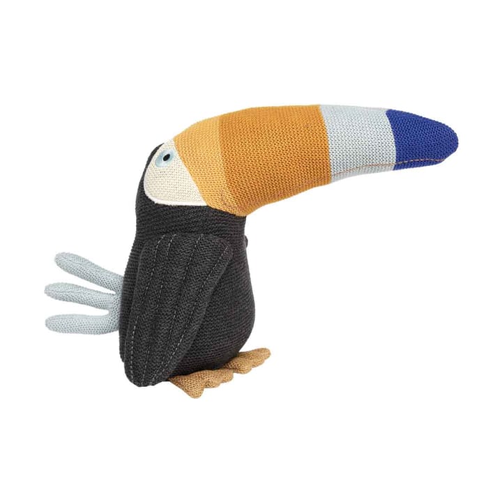 Toby Toucan pehmolelu - Antrasiitti-sininen - OYOY