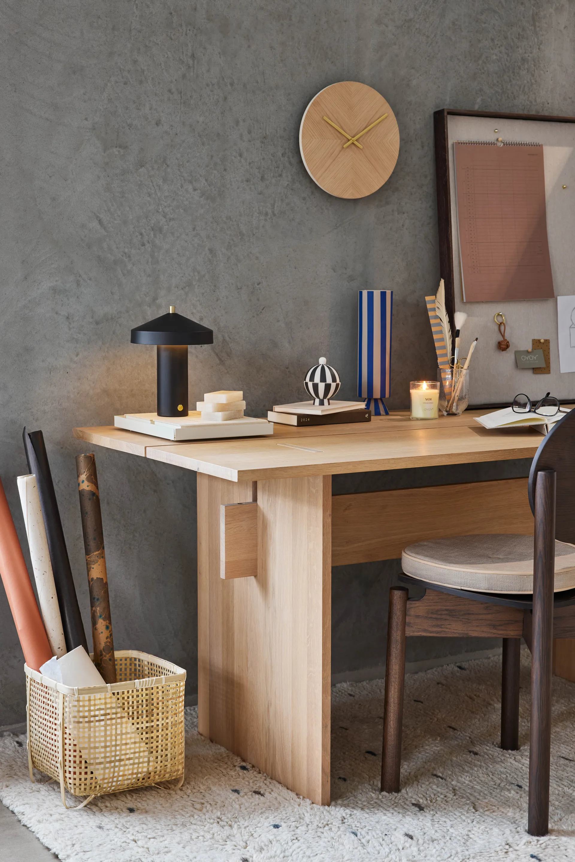 Tokei seinäkello Ø29 cm, Luonto OYOY