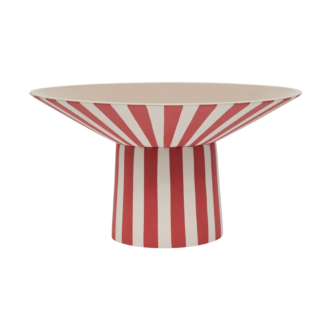 Toppu keskipiste korkea Ø30x17 cm, Red-peach OYOY