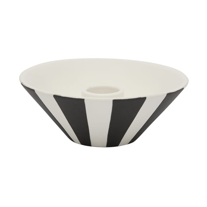 Toppu kynttilänjalka matala 4 cm - White-black - OYOY