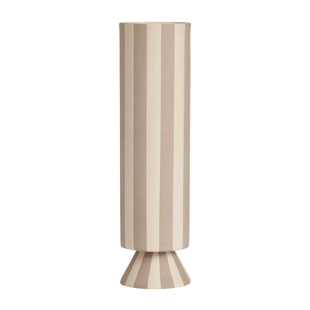 OYOY Toppu maljakko 31 cm Clay | Skandinaavinen Sisustus | Maljakot | Beige