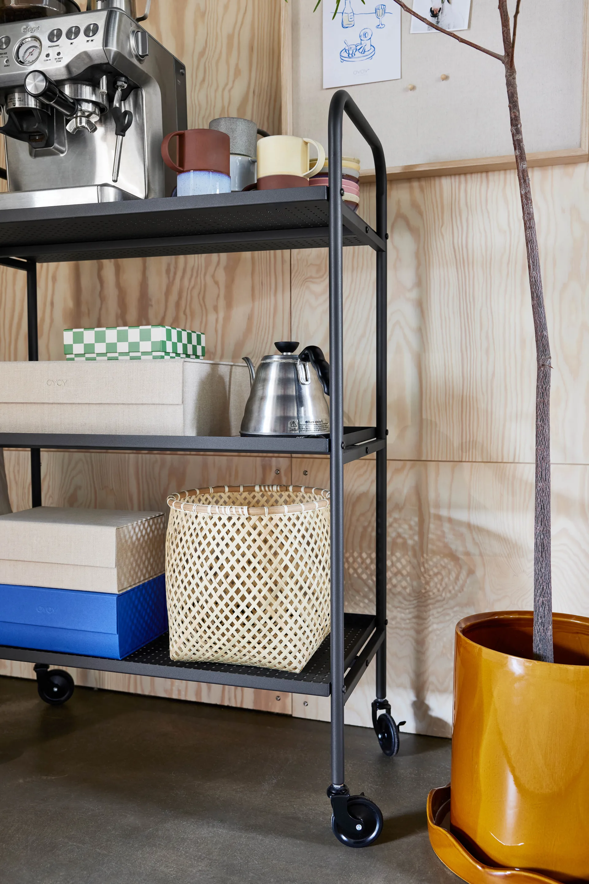 Urheilullinen säilytyskori round, Luonto OYOY