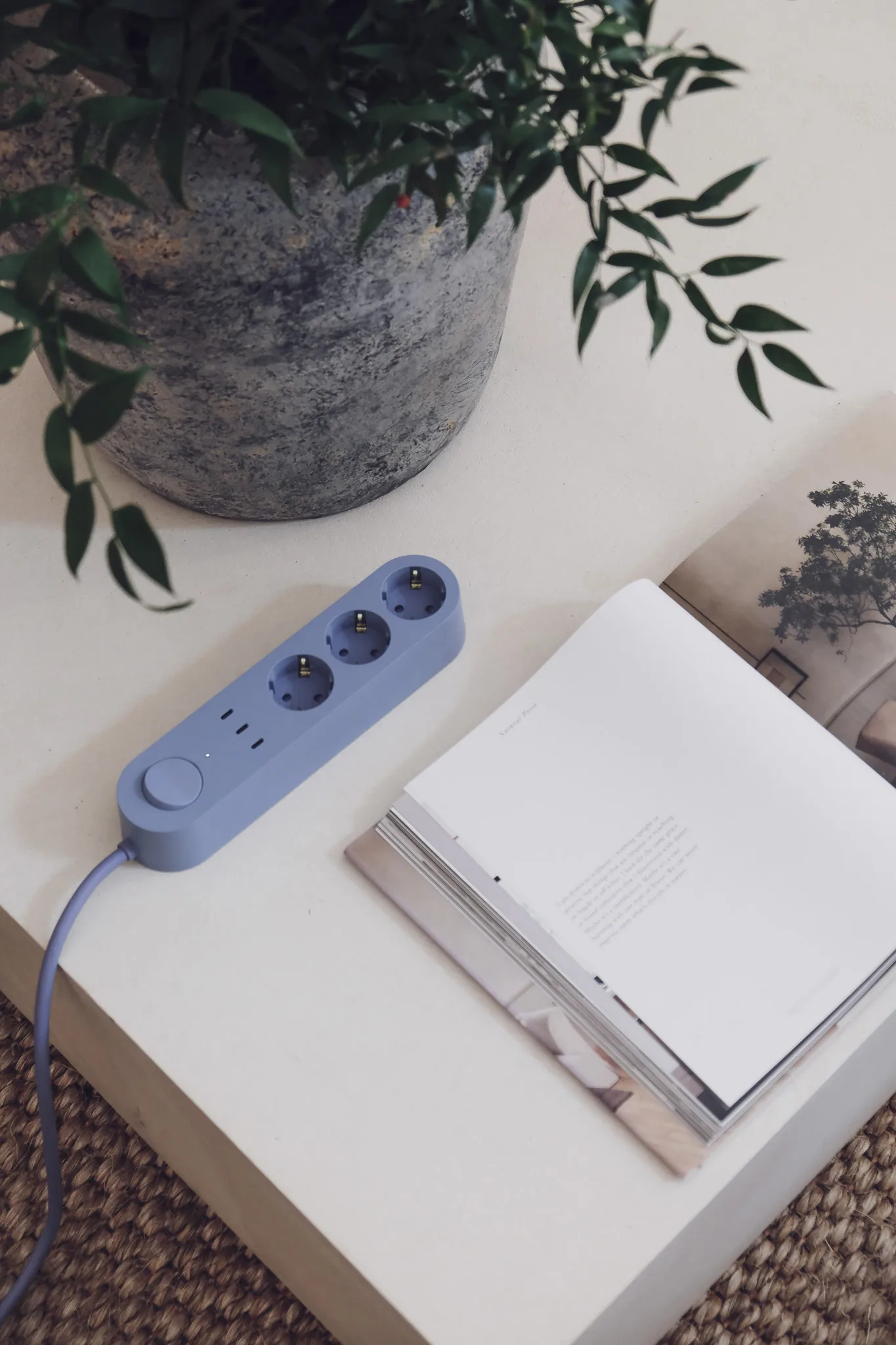 Alma Power Bar jatkojohto, Kattegatt blue palett3