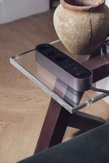 Edgar Power Bar jatkojohto - Satiinialumiini - palett3