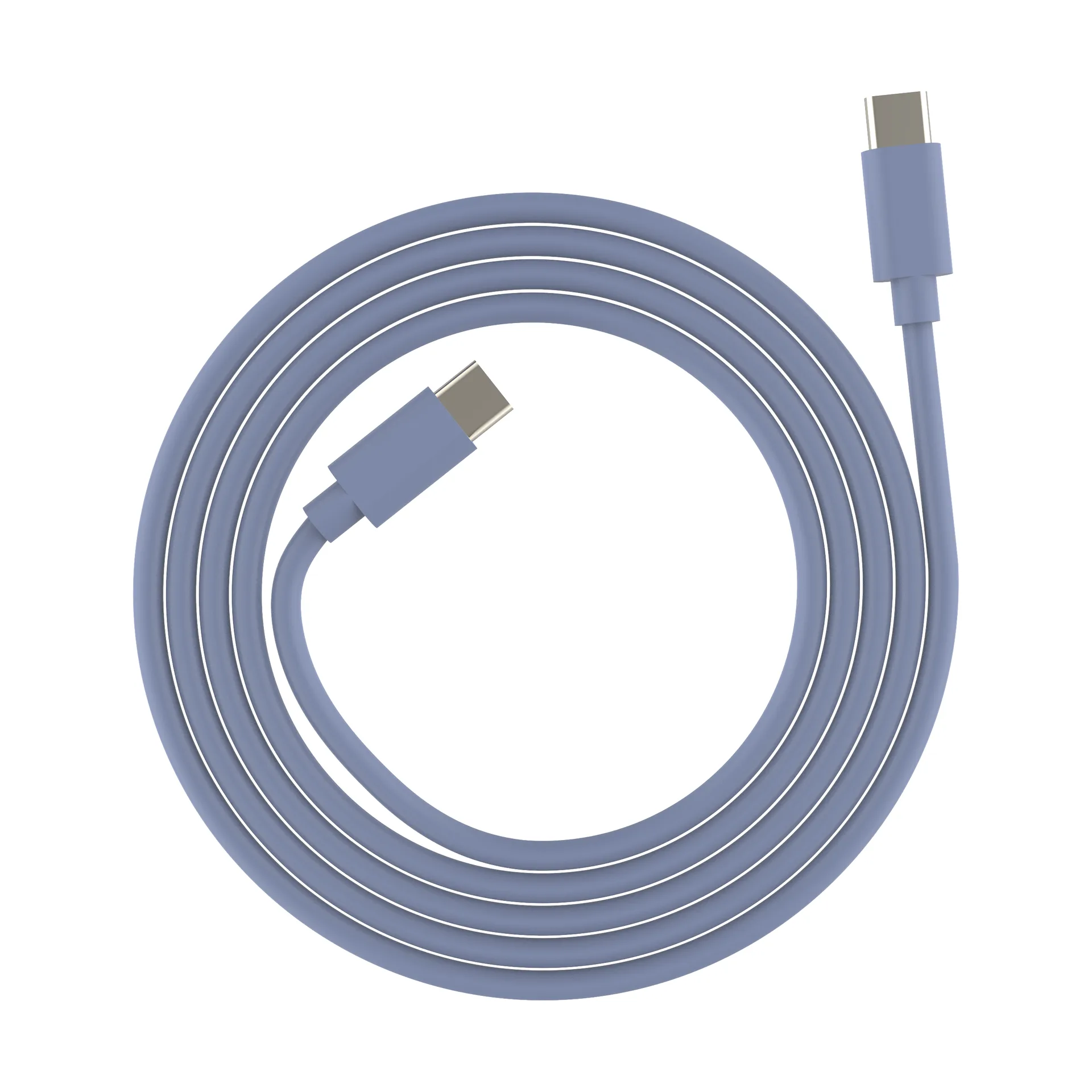 USB-C–USB-C-kaapeli 240 W, Kattegatt blue, 2 m Palette