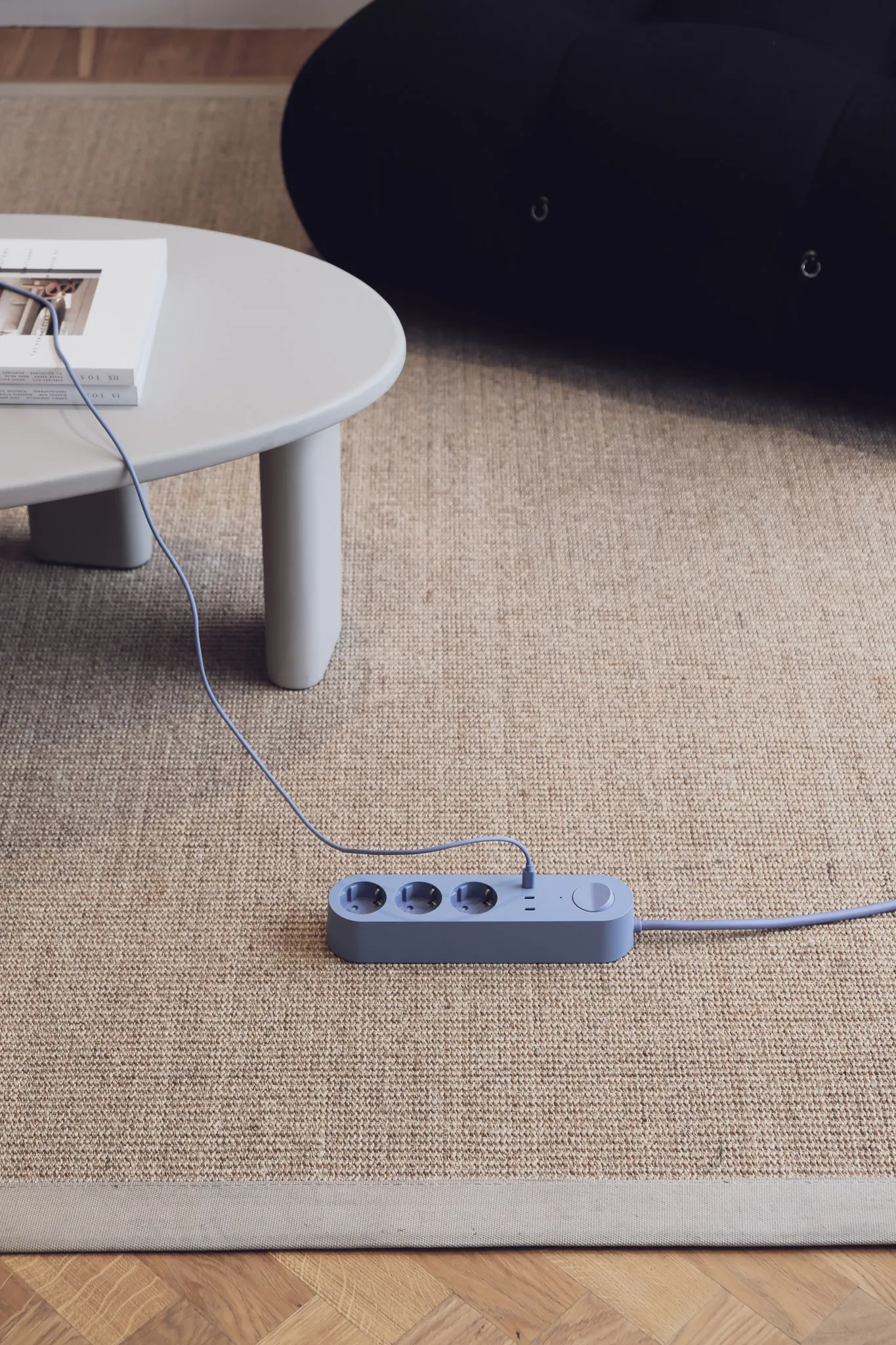 USB-C–USB-C-kaapeli 240 W, Kattegatt blue, 2 m Palette
