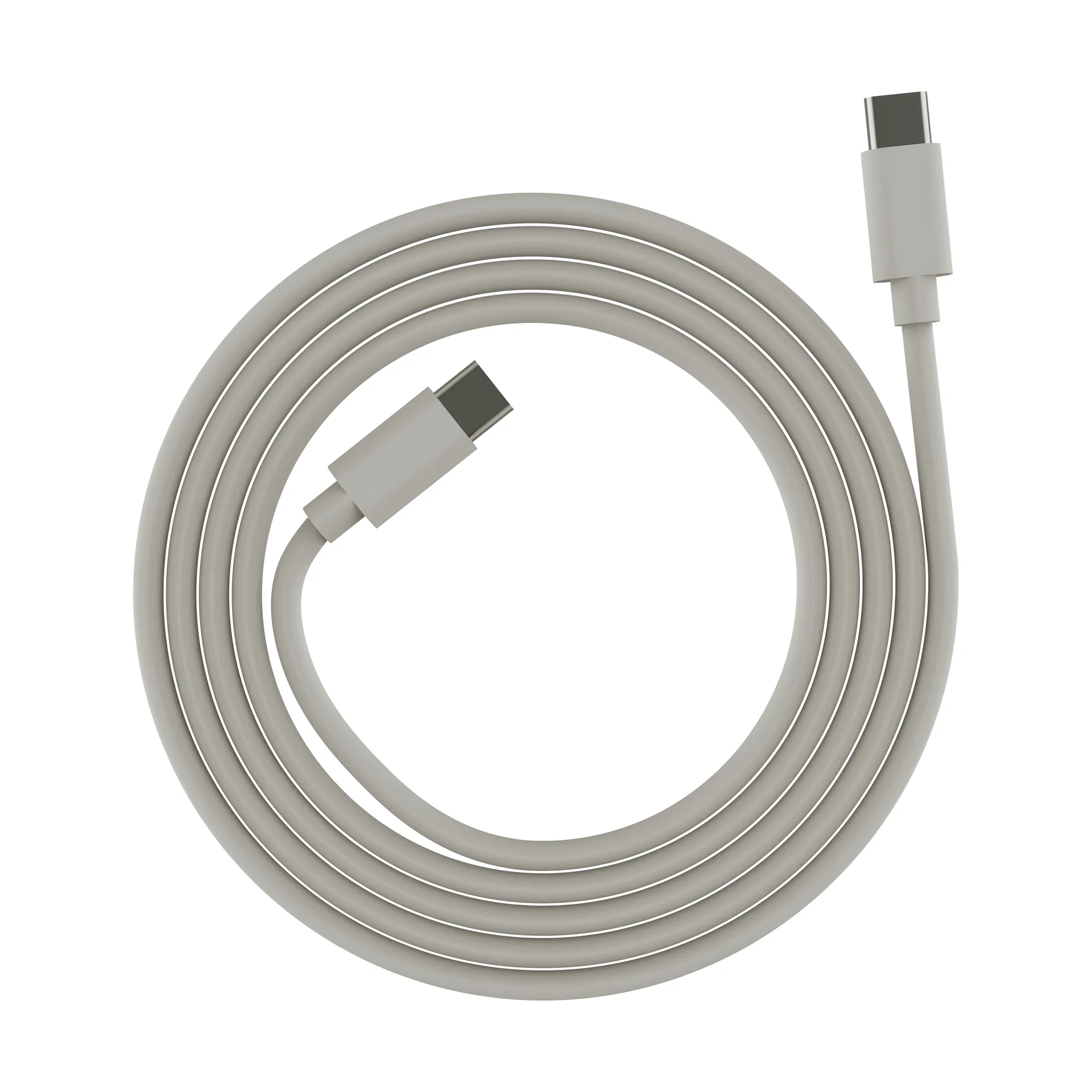 USB-C–USB-C-kaapeli 240 W, Sandhamn beige, 2 m Palette