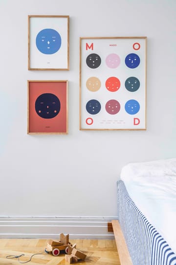 9 Moods -juliste - 50 x 70 cm - Paper Collective