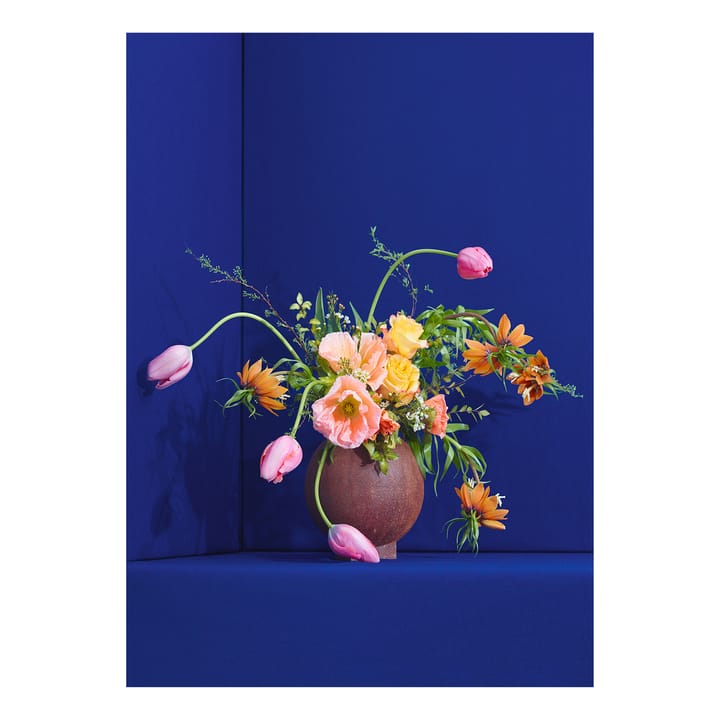 Blomst 01 Blue juliste - 50x70 cm - Paper Collective