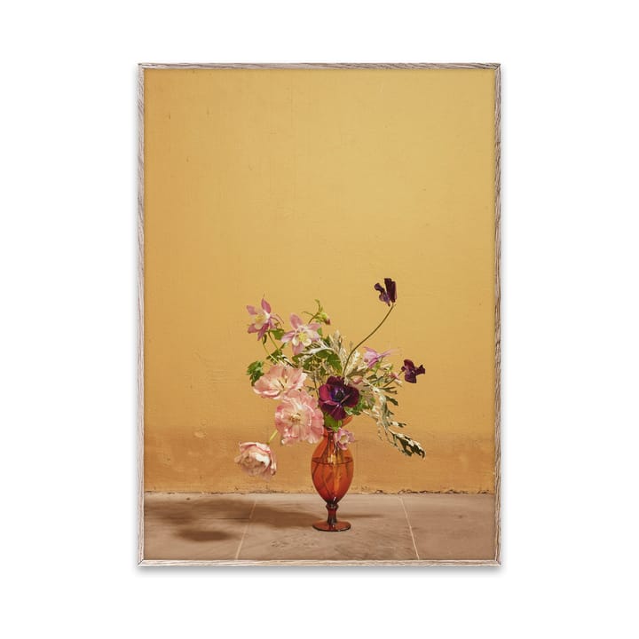 Blomst 02 Ochra juliste - 30x40 cm - Paper Collective