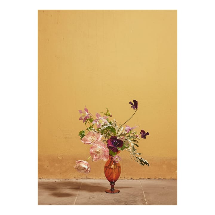 Blomst 02 Ochra juliste - 30x40 cm - Paper Collective