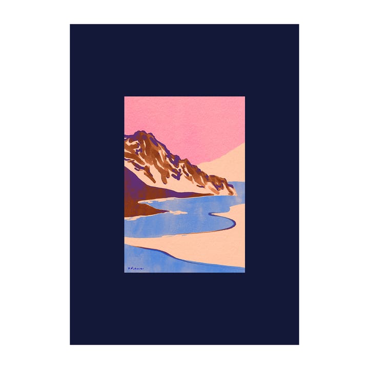 Blue Landscape -juliste - 50 x 70 cm - Paper Collective
