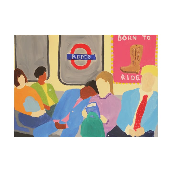 Born To Ride -juliste - 30x40 cm - Paper Collective