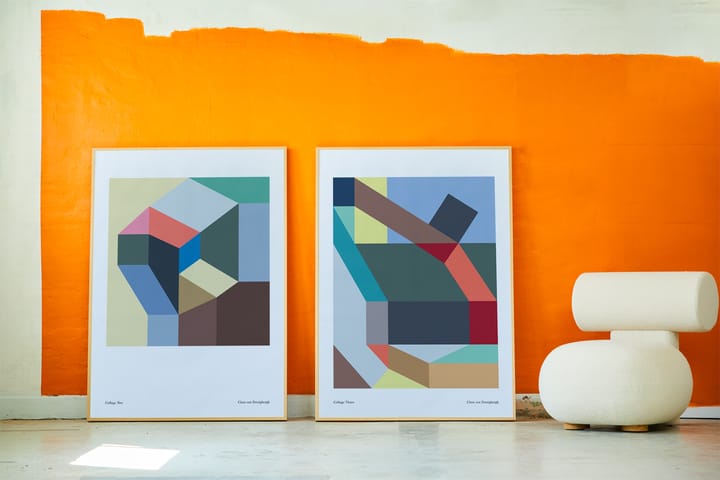 Collage Three -juliste - 30 x 40 cm - Paper Collective
