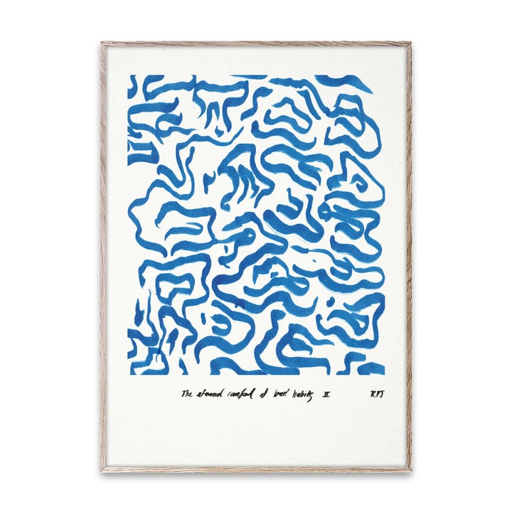 Comfort - Blue juliste, 30x40 cm Paper Collective