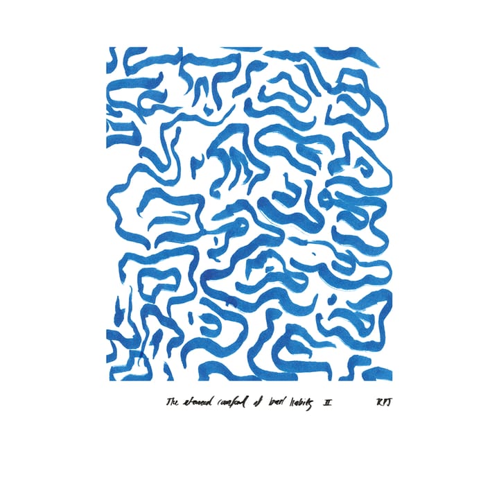 Comfort - Blue juliste - 50x70 cm - Paper Collective