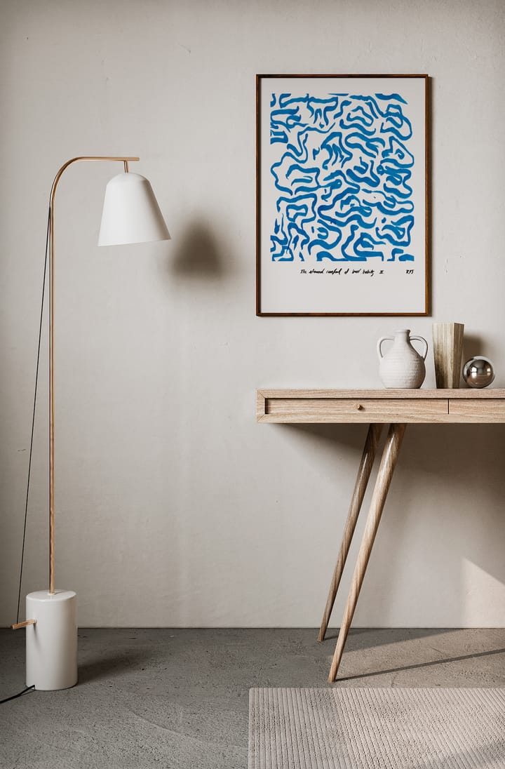Comfort - Blue juliste - 50x70 cm - Paper Collective
