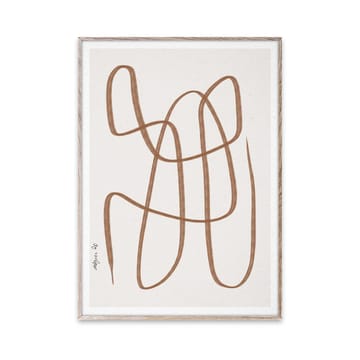Different Ways -juliste, ruskea - 30x40 cm - Paper Collective