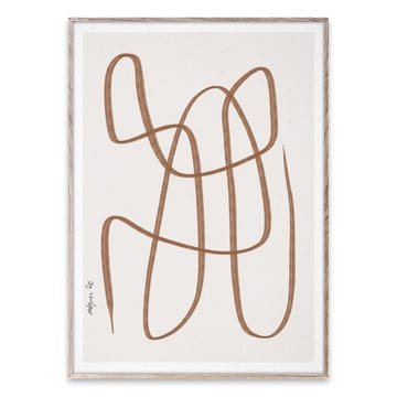 Different Ways -juliste, ruskea - 50x70 cm - Paper Collective