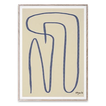 Different Ways -juliste, sininen - 50x70 cm - Paper Collective