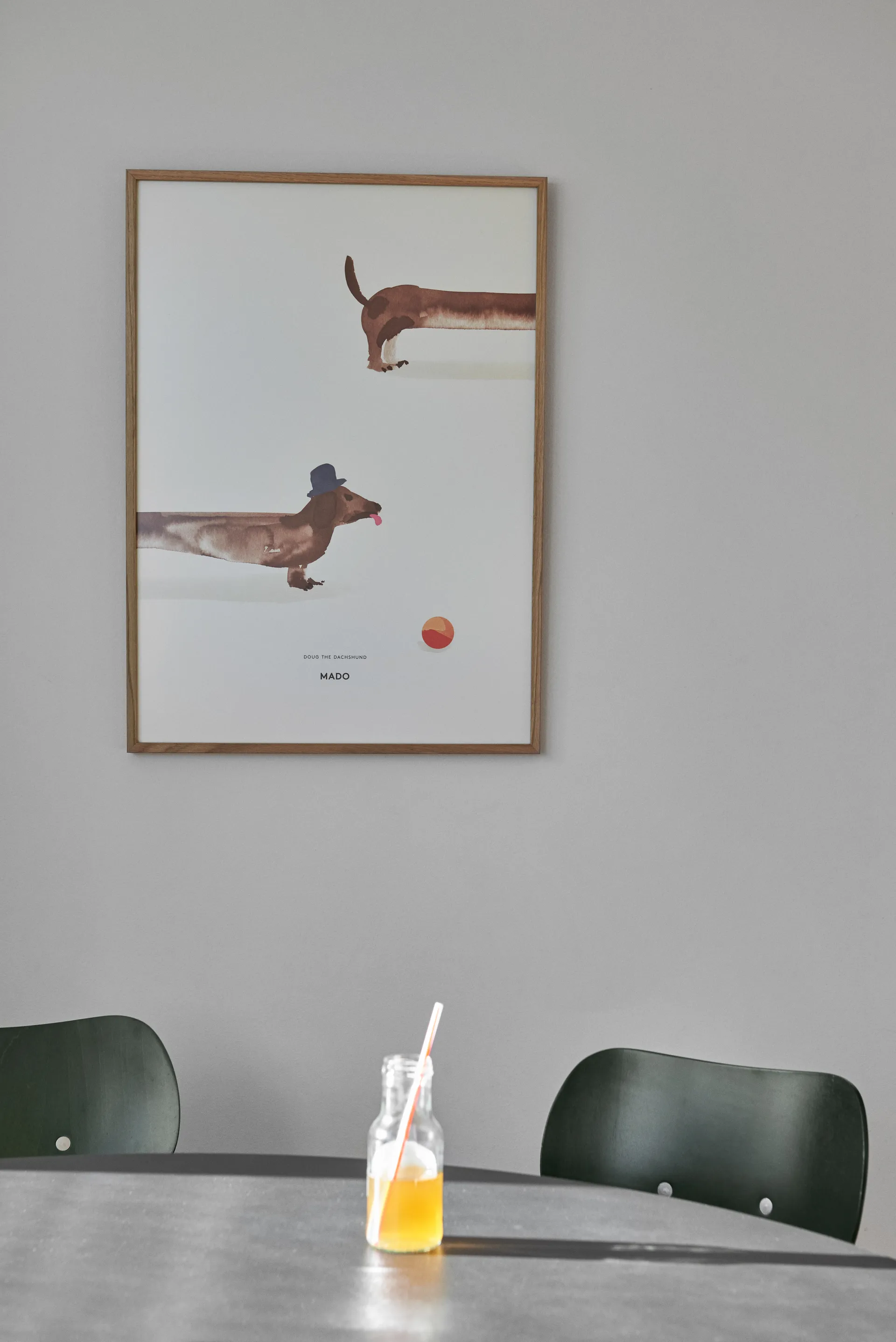 Doug the Dachshund -juliste, 50 x 70 cm Paper Collective