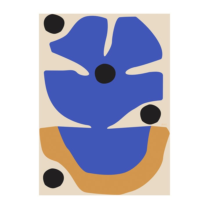 Flor Azul juliste - 30 x 40 cm - Paper Collective