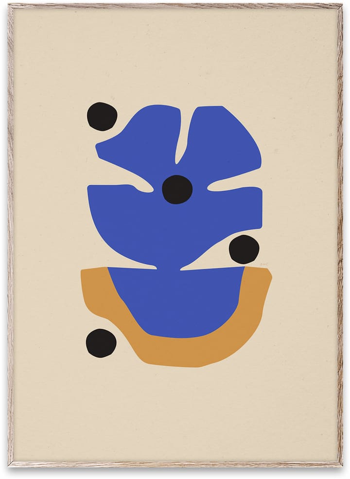 Flor Azul juliste, 50 x 70 cm Paper Collective