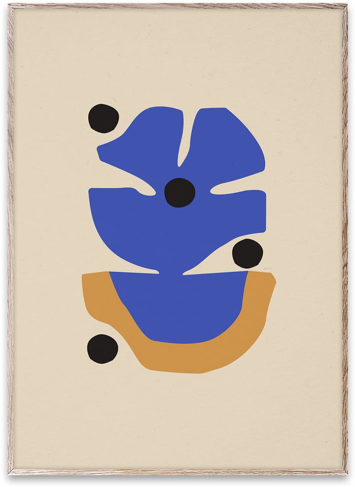 Flor Azul juliste - 50 x 70 cm - Paper Collective