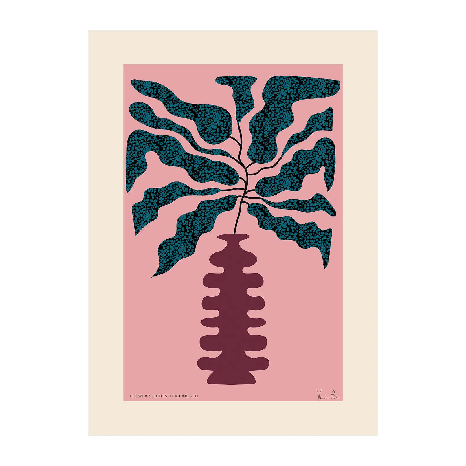 Flower Studies 01 (Kirjovehka) -juliste, 30 x 40 cm Paper Collective