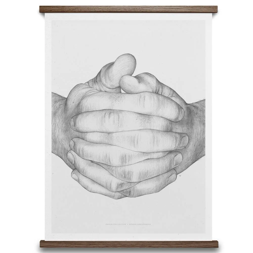 Folded Hands juliste, 50x70 cm Paper Collective