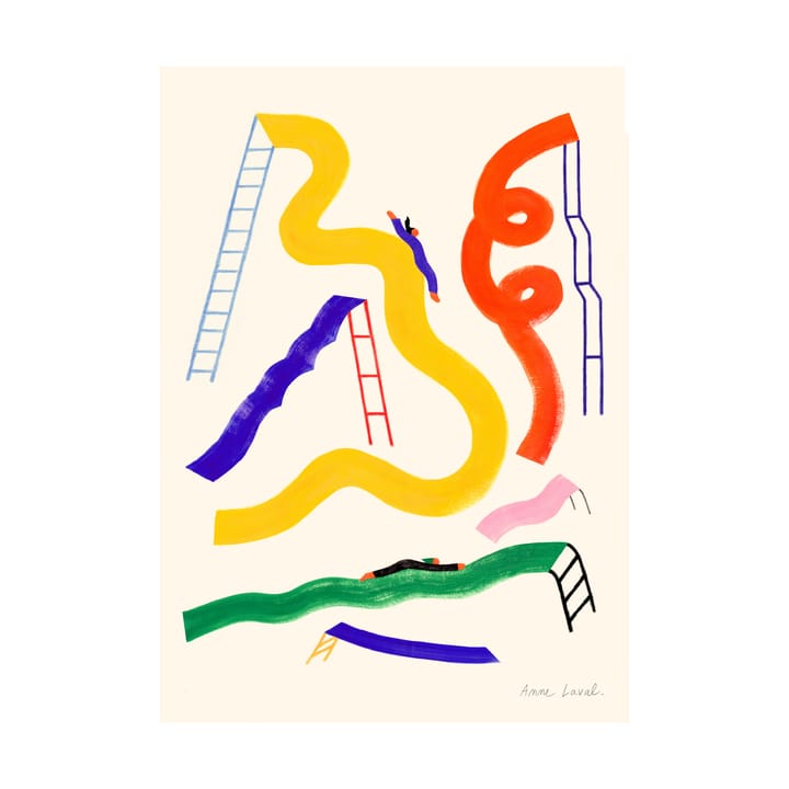 Glisser juliste - 50x70 cm - Paper Collective