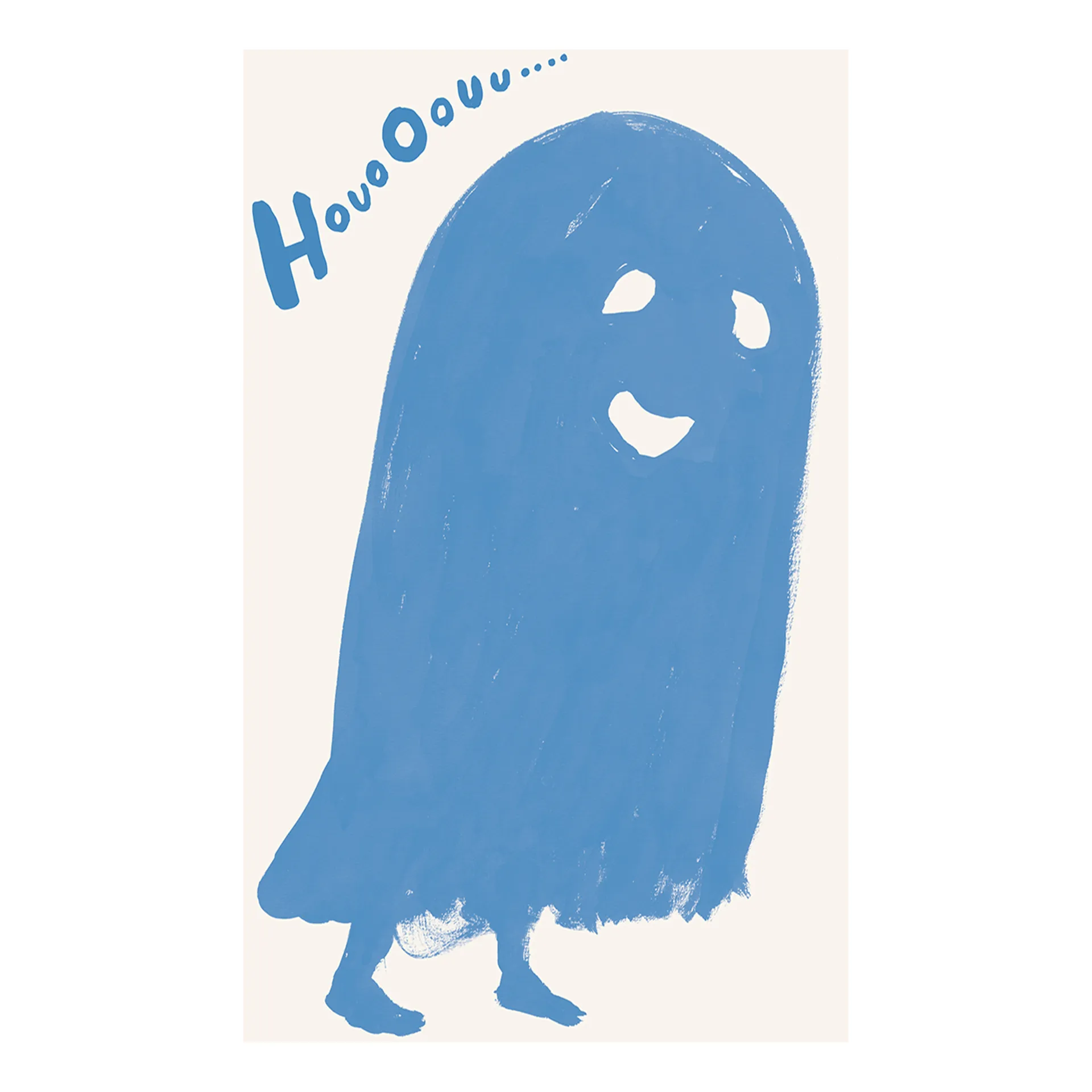 Paper Collective HouoOouu blue -juliste 30x40 cm | Skandinaavinen Sisustus | Julisteet | Sininen
