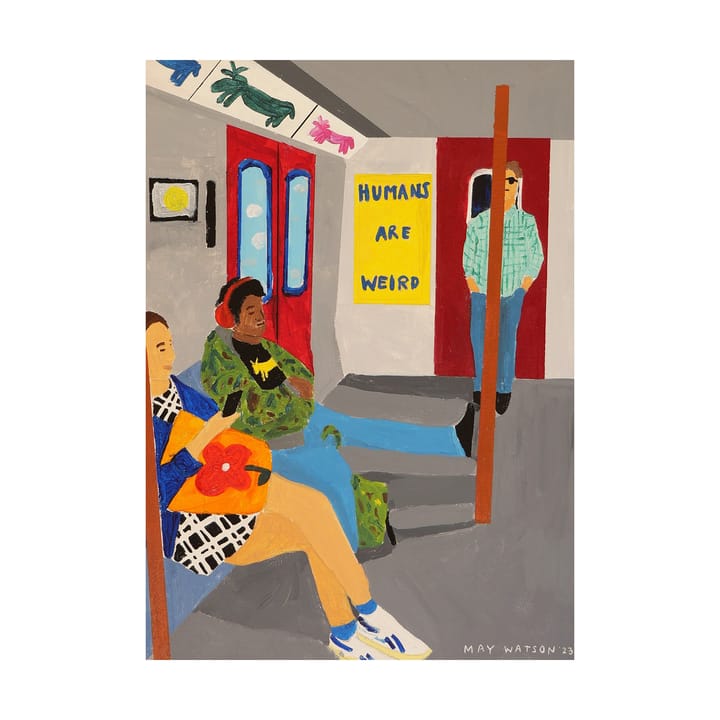 Humans Are Wierd juliste - 30x40 cm - Paper Collective