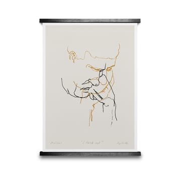 I Think Not 01 (keltainen) juliste - 50x70 cm - Paper Collective