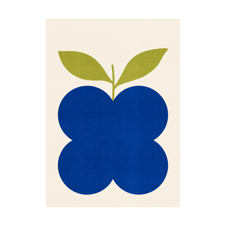 Indigo Fruit -juliste - 30 x 40 cm - Paper Collective
