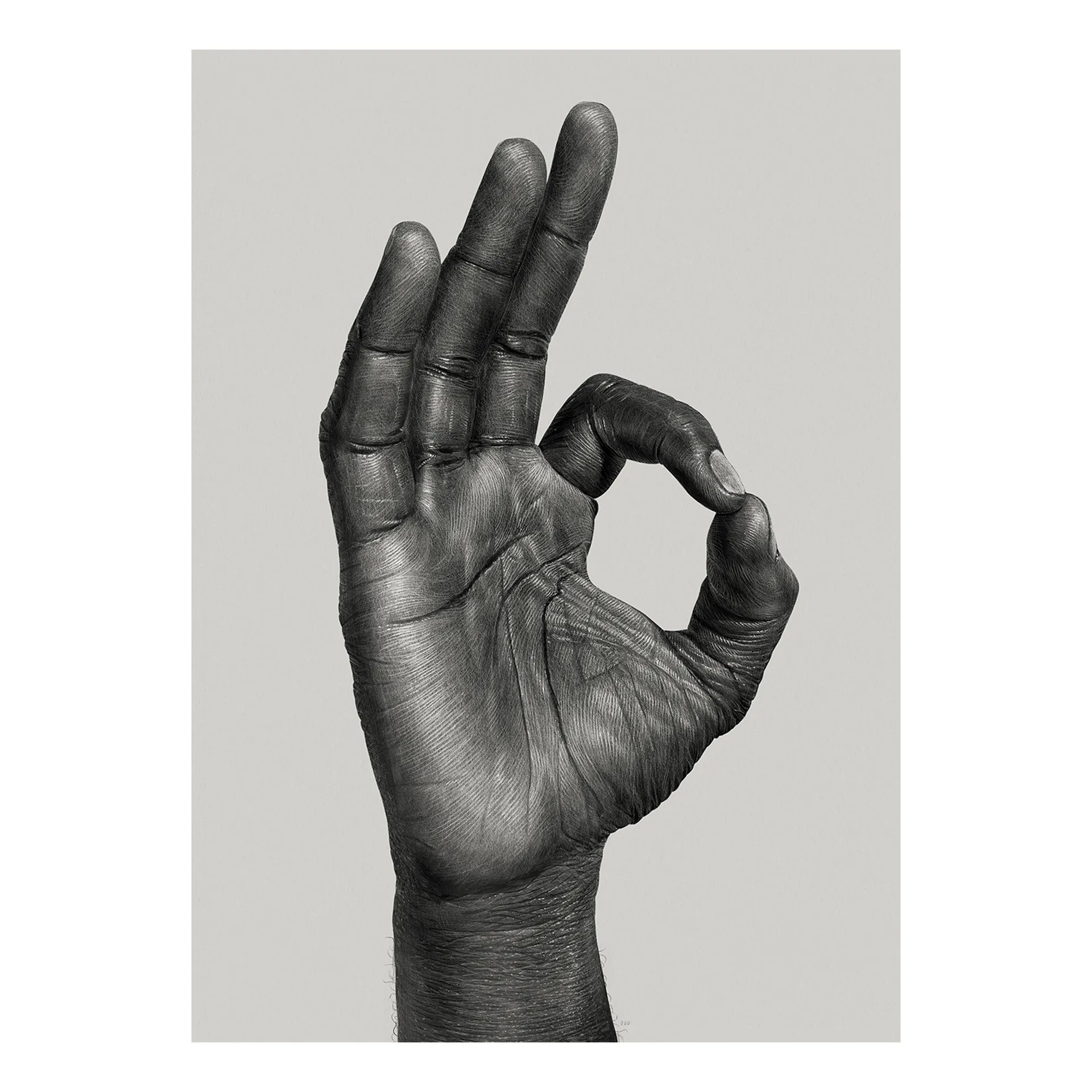 OK juliste, 50x70 cm Paper Collective