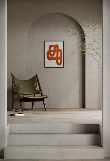 Orange Brush juliste - 50x70 cm - Paper Collective
