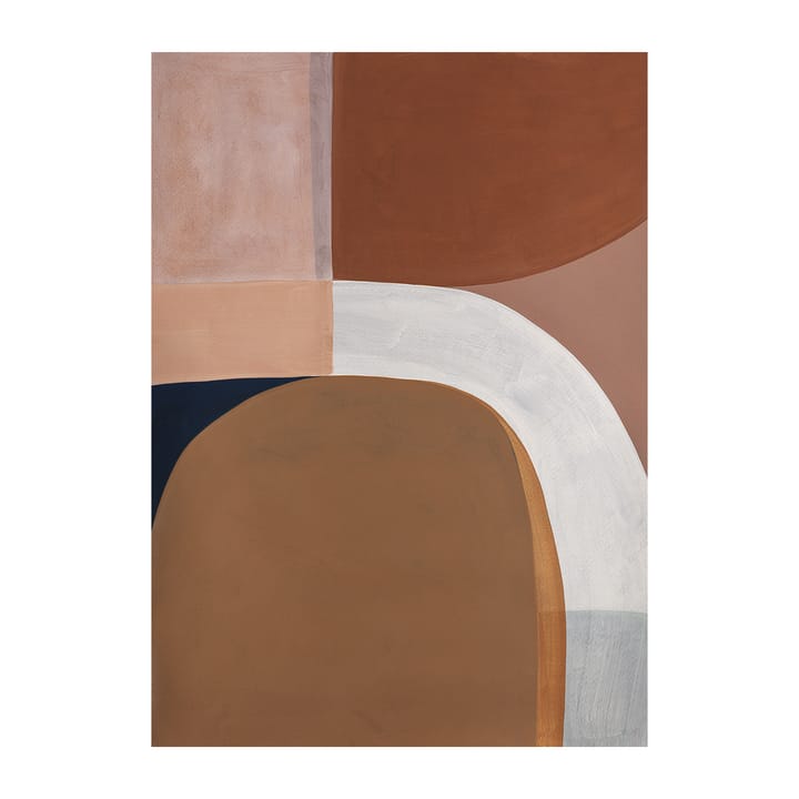 Painted Shapes 01 -juliste - 70x100 cm - Paper Collective