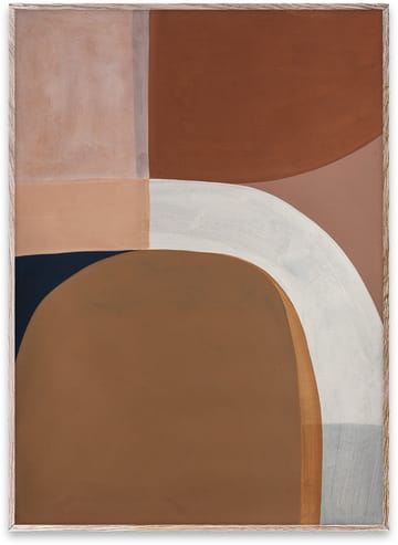 Painted Shapes 01 -juliste - 70x100 cm - Paper Collective