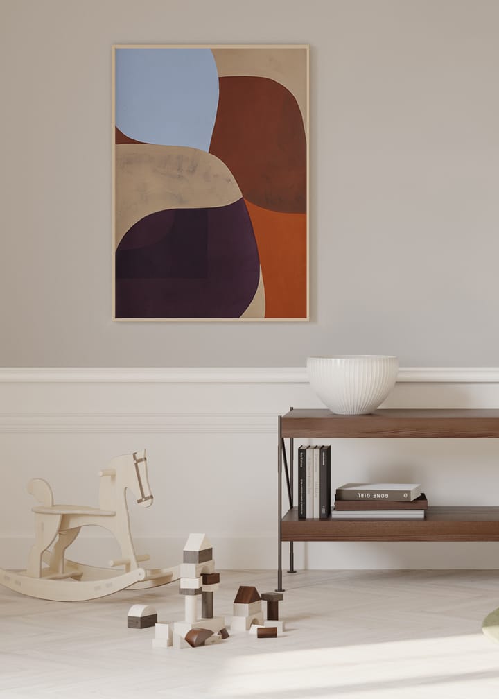 Painted Shapes 02 -juliste - 30x40 cm - Paper Collective