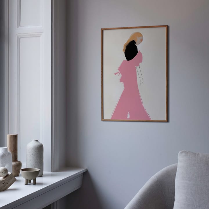 Pink Dress -juliste - 30 x 40 cm - Paper Collective