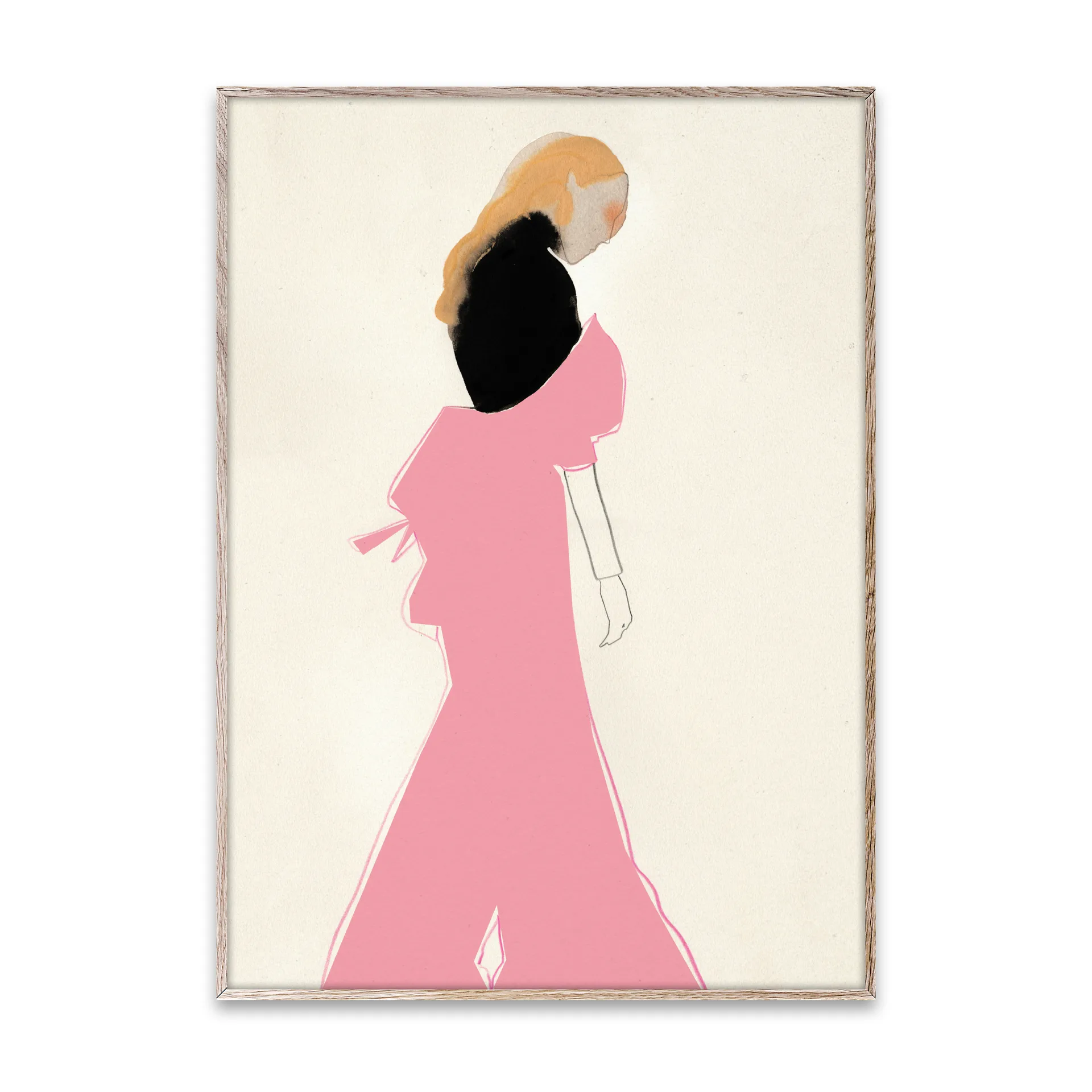 Pink Dress -juliste, 50 x 70 cm Paper Collective