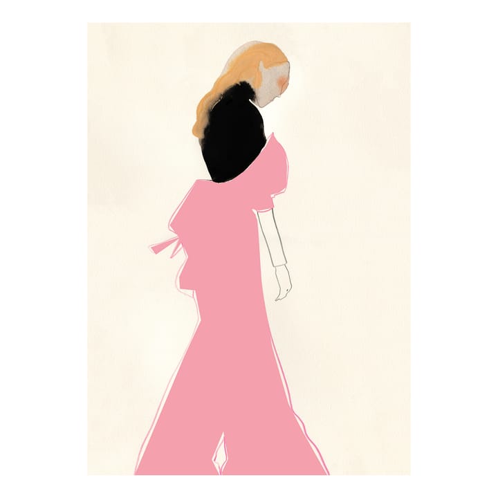 Pink Dress -juliste - 50 x 70 cm - Paper Collective