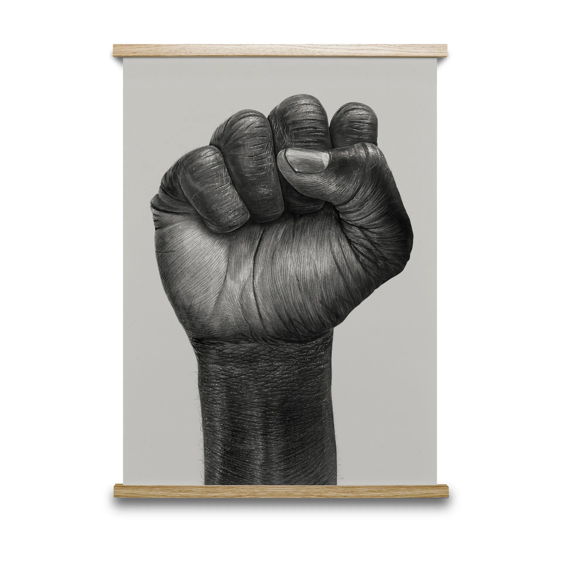 Raised Fist juliste, 30x40 cm Paper Collective