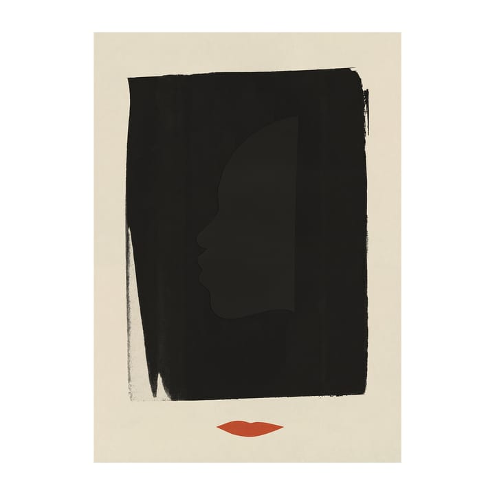 Red Lips -juliste - 30 x 40 cm - Paper Collective